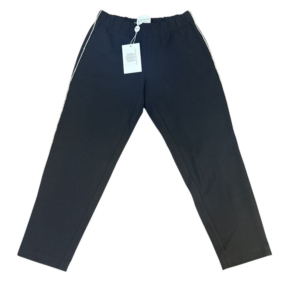 NEW Valentina Shah LAURA PANTS- Black with Rhinestones - Size XS/Small - Picture 5 of 8